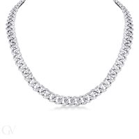 Necklace Mirco Visconti Woman in White Gold Diamante 6.00 Ct Z730 - Z730